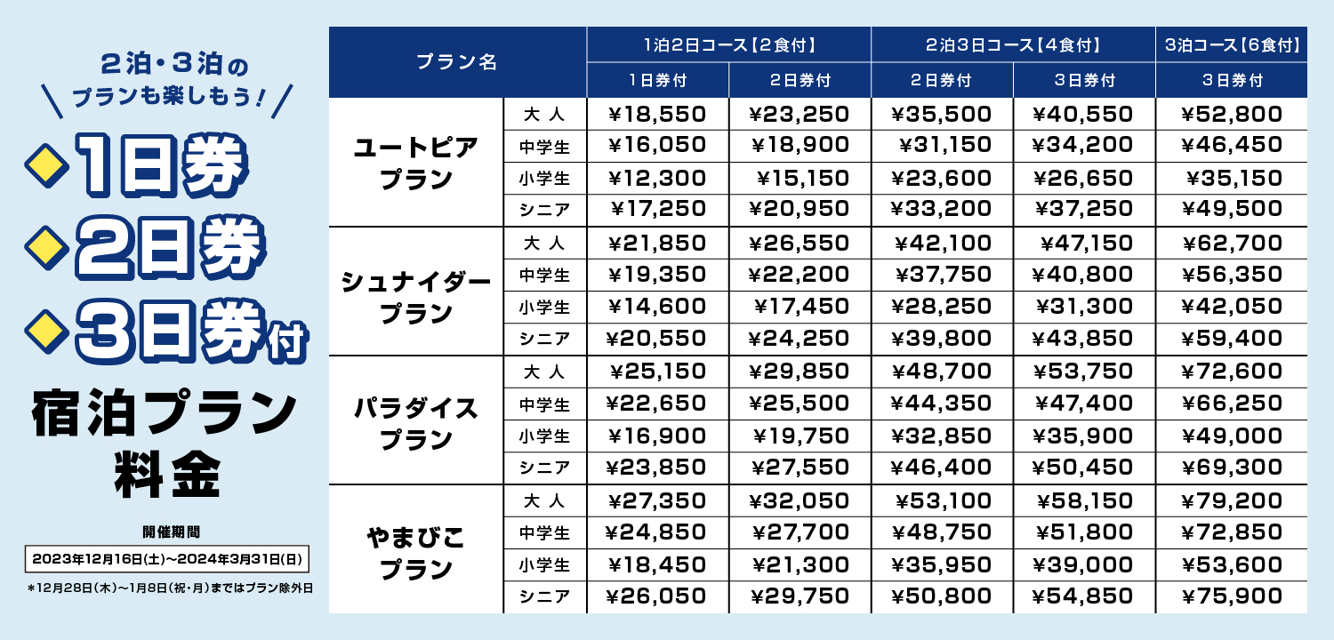 料金表