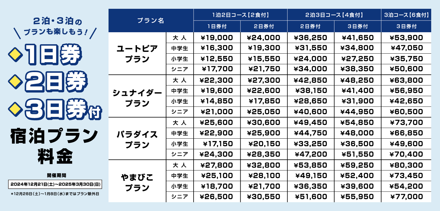 料金表